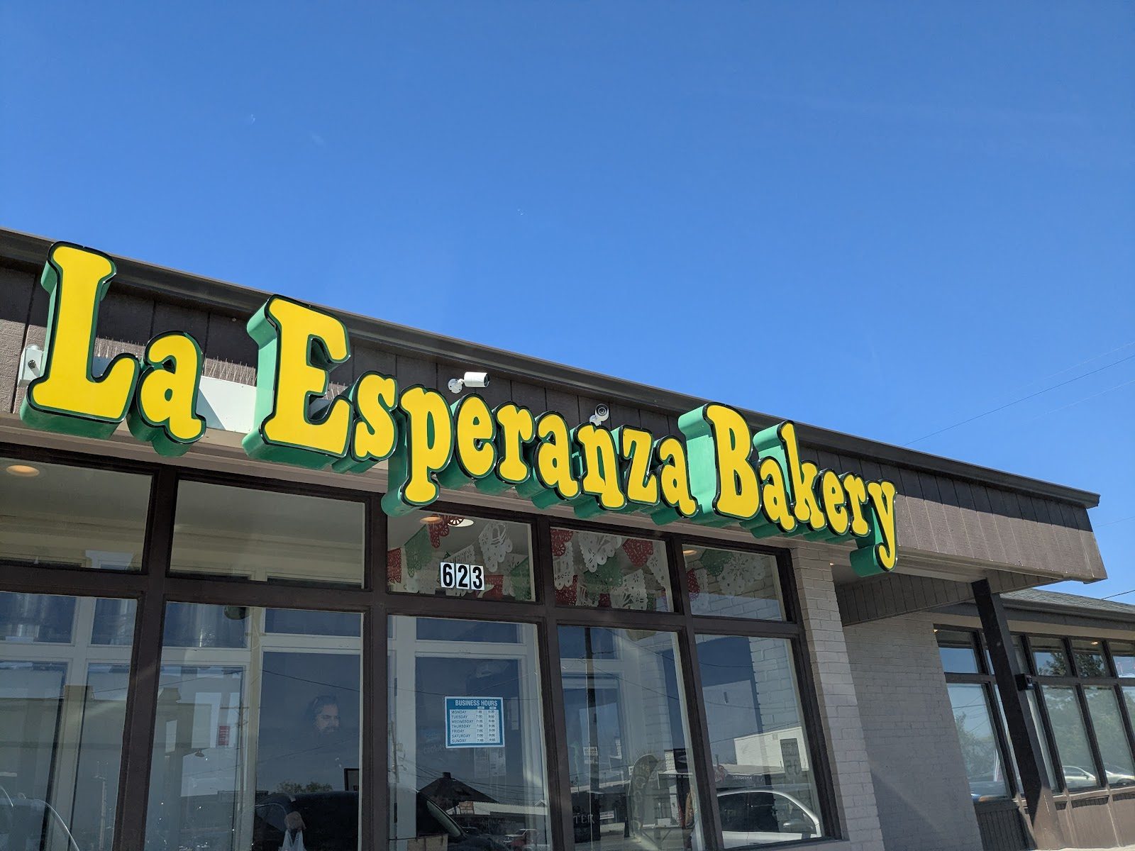 La Esperanza Bakery storefront on Caldwell Blvd in Nampa, Idaho